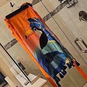 FARM RIO toucan wrap skirt one size